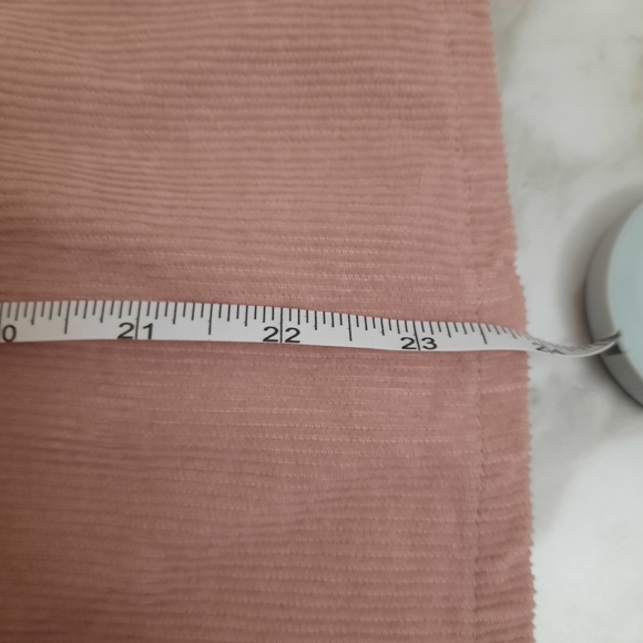 Womens Corduroy Jacket Sonoma Long Sleeve Pink Medium Zip Up - Picture 10 of 10